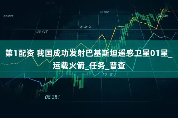 第1配资 我国成功发射巴基斯坦遥感卫星01星_运载火箭_任务_普查
